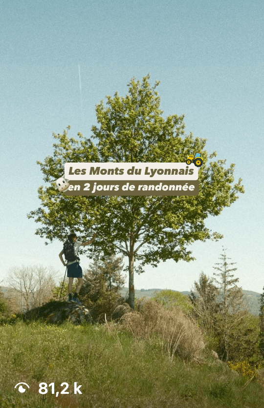 Un trek de 2 jours à 1h de Lyon