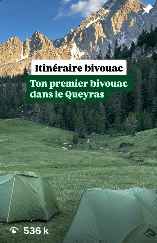 L'itinéraire parfait pour ton premier bivouac