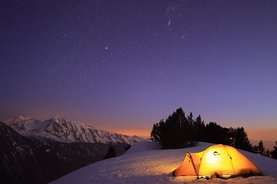 Itinéraires d'hiver dans le Massif Central