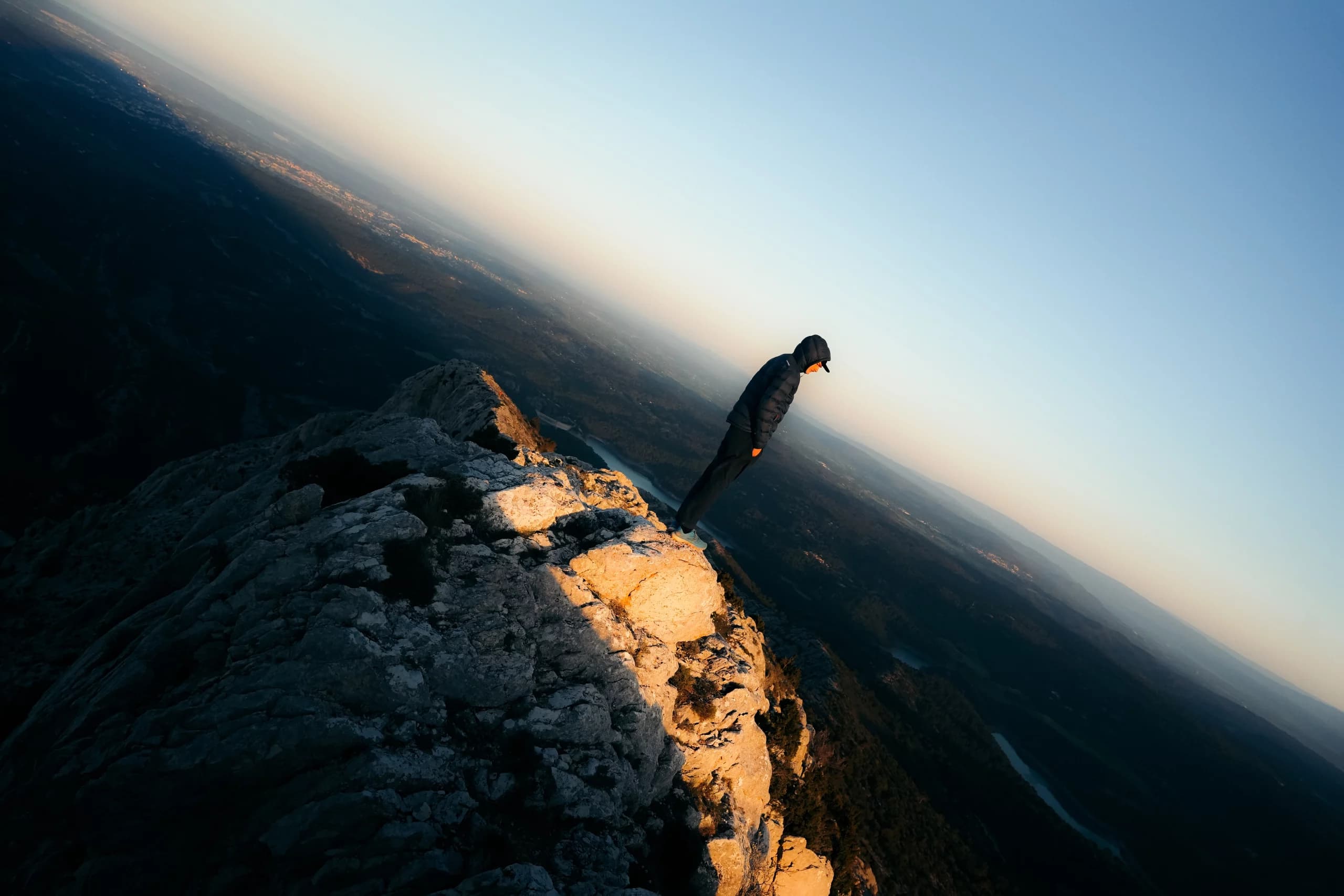 Lever de soleil depuis la Sainte-Victoire