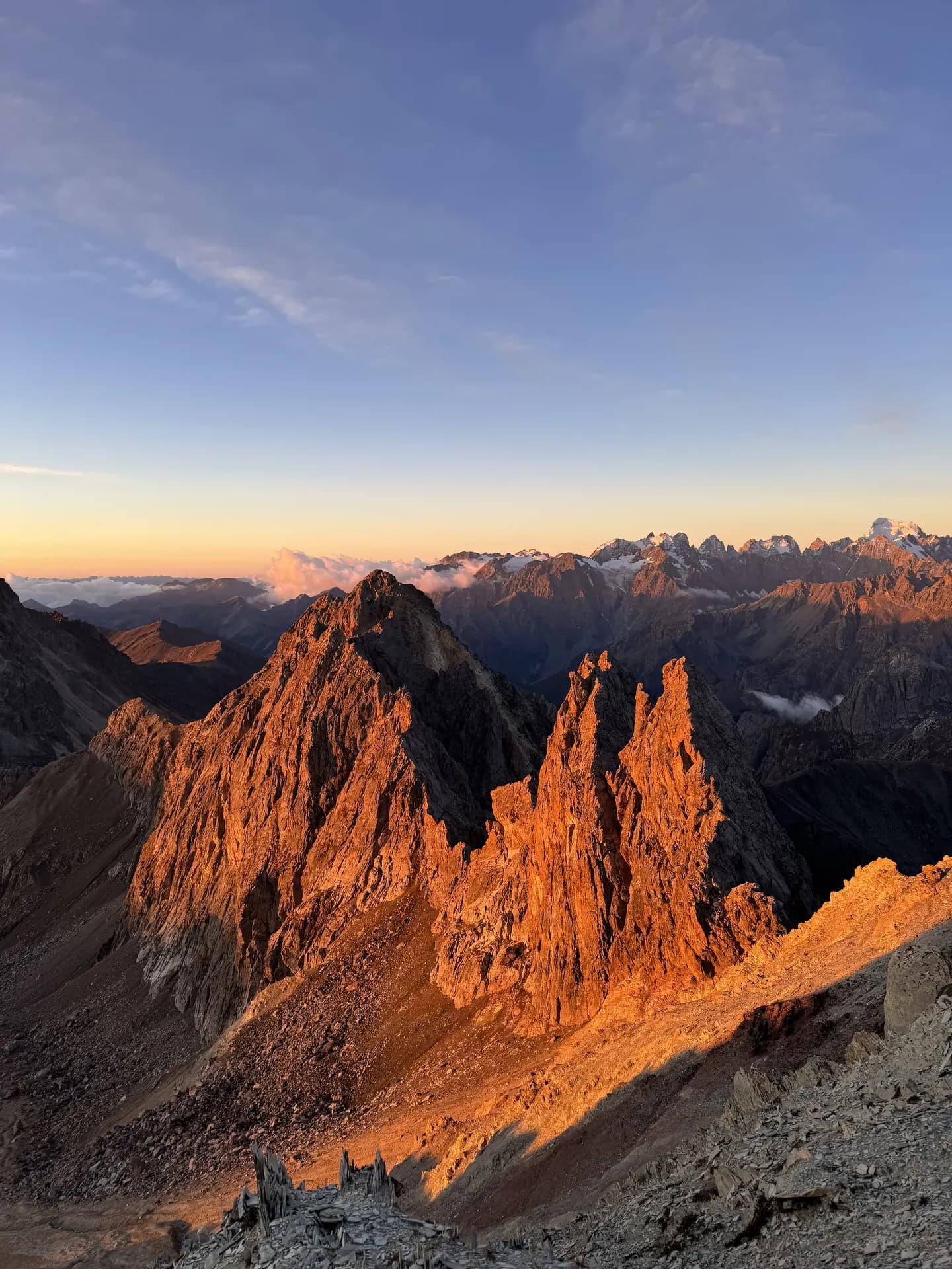 Vue sur la Pointe des Cerces
