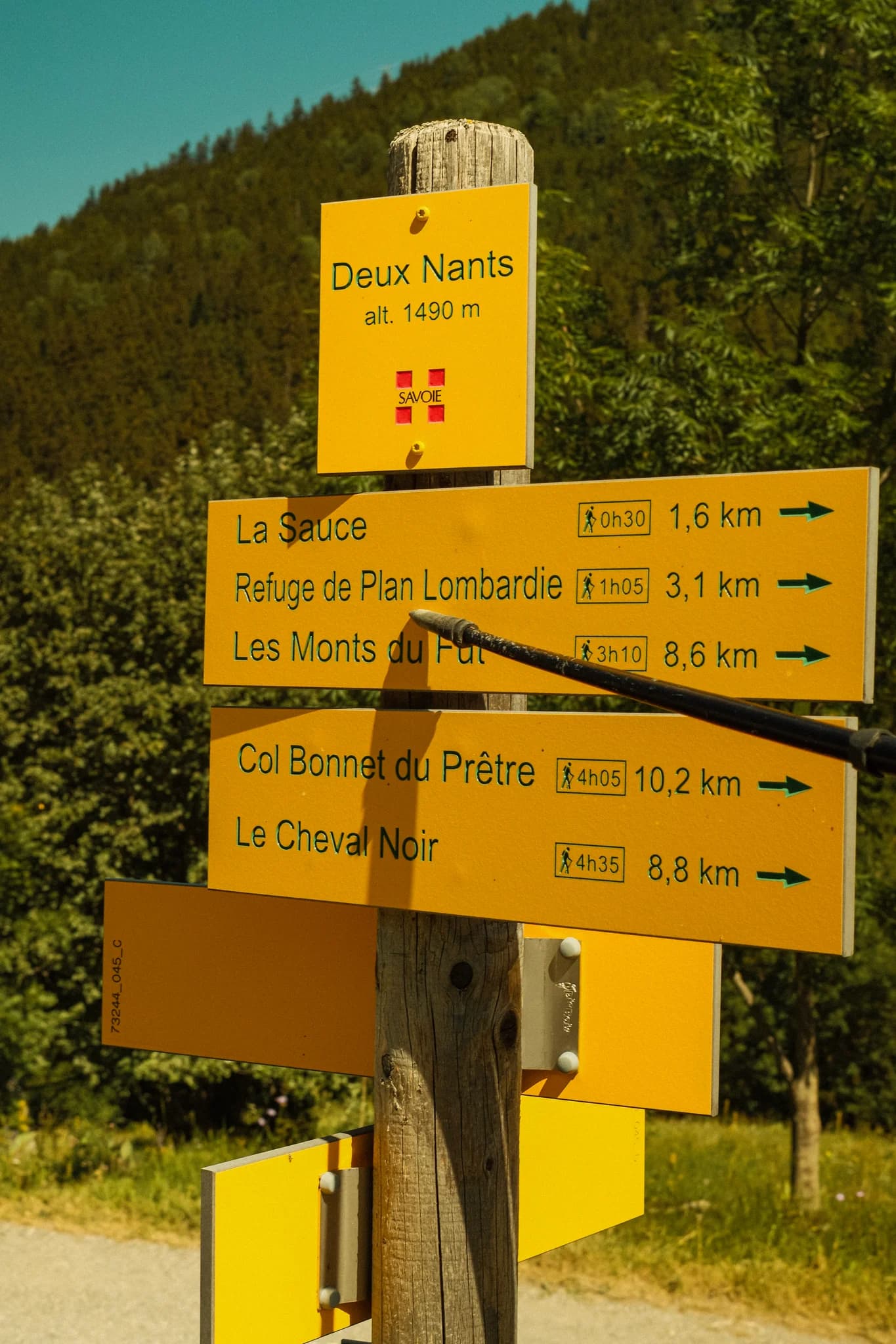 Panneaux de randonnées