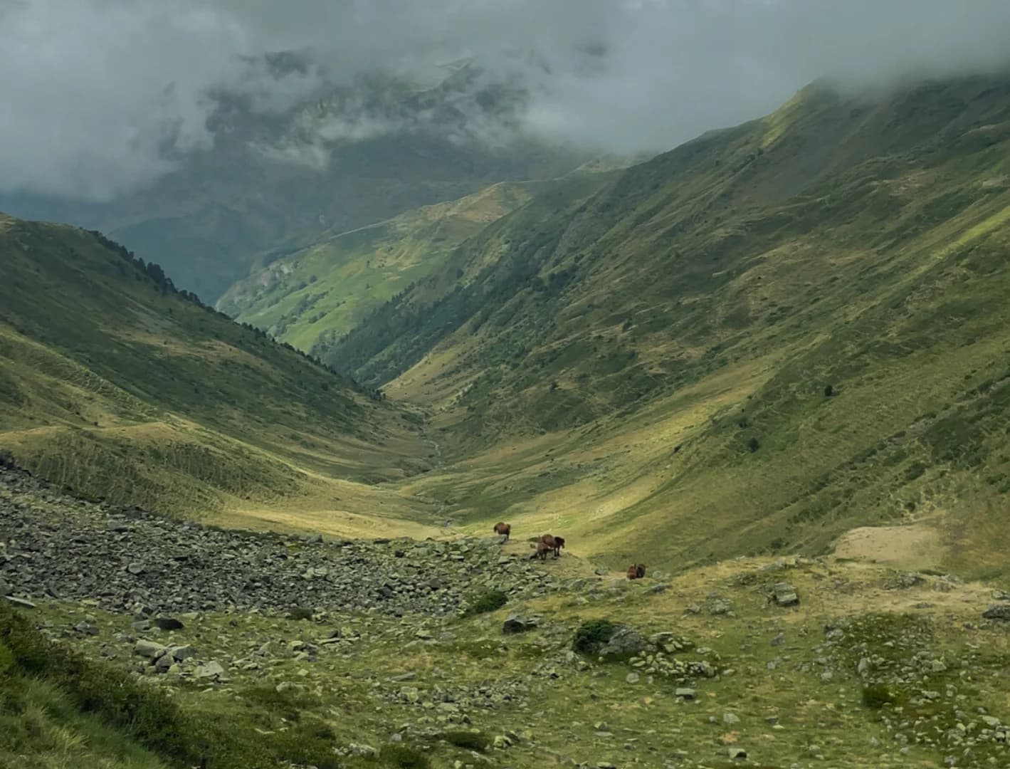 Randonnée sur le GR10 dans les Pyrénées