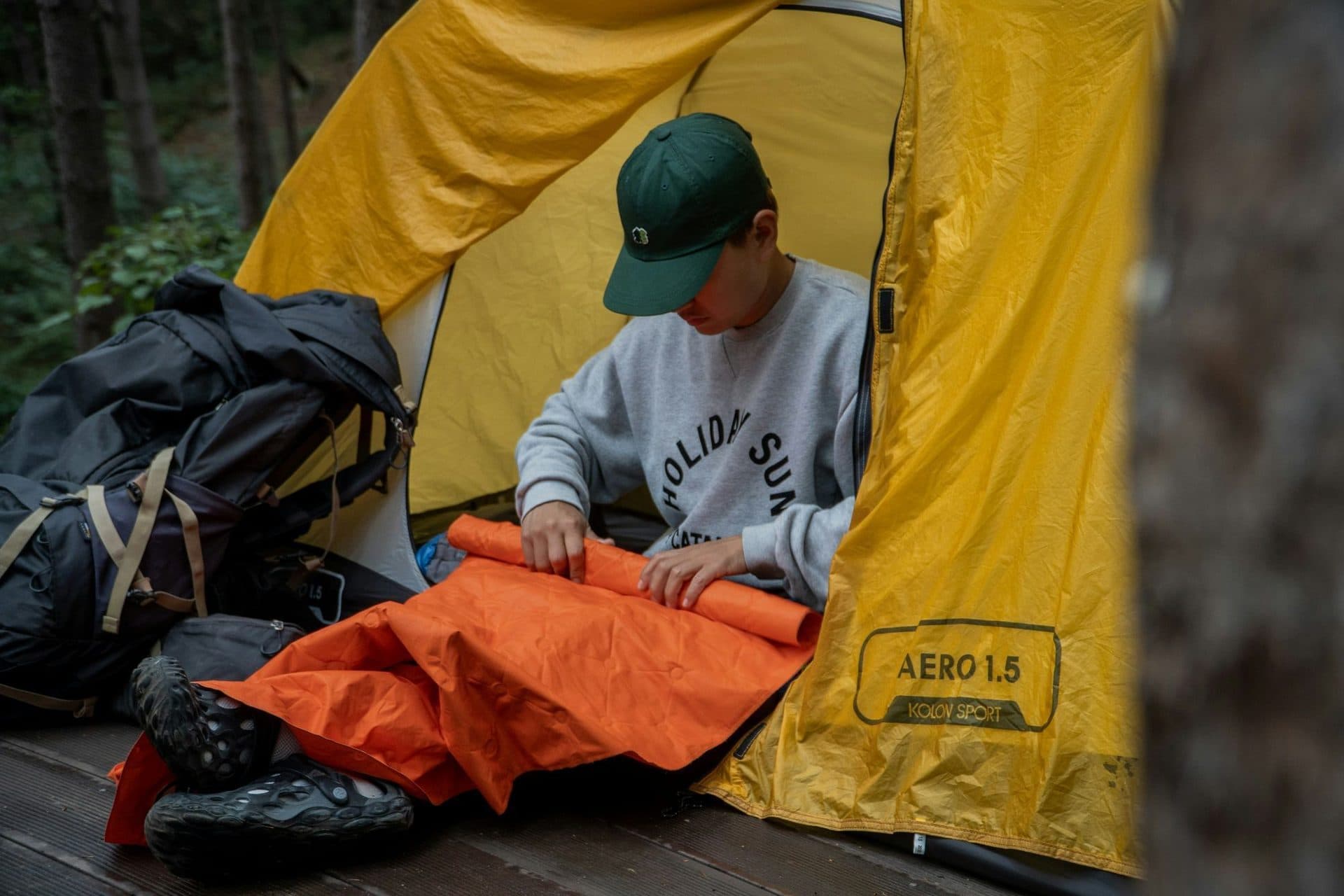 matelas de bivouac
