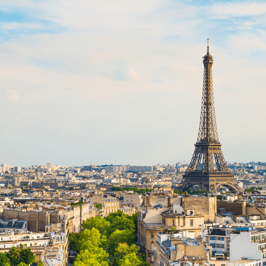 Paris et la Tour Eiffel