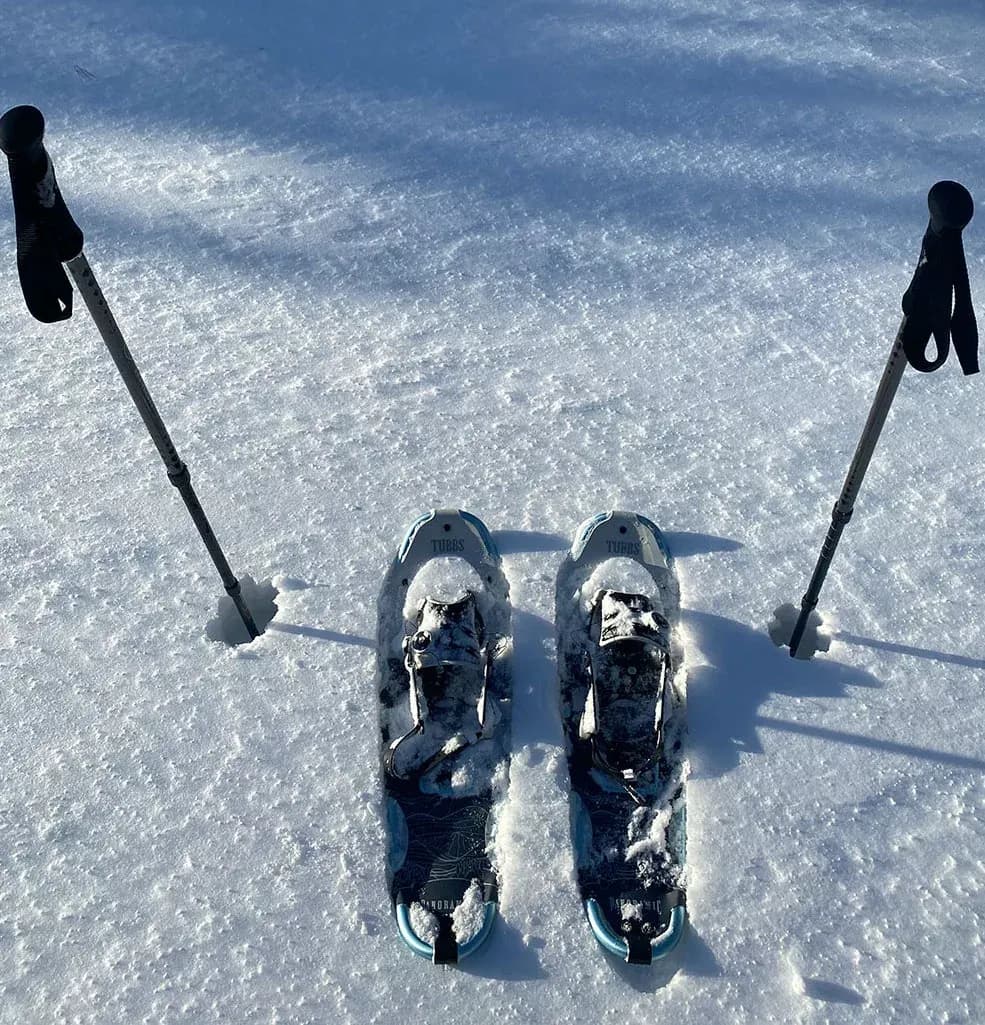 Des raquettes en montagne