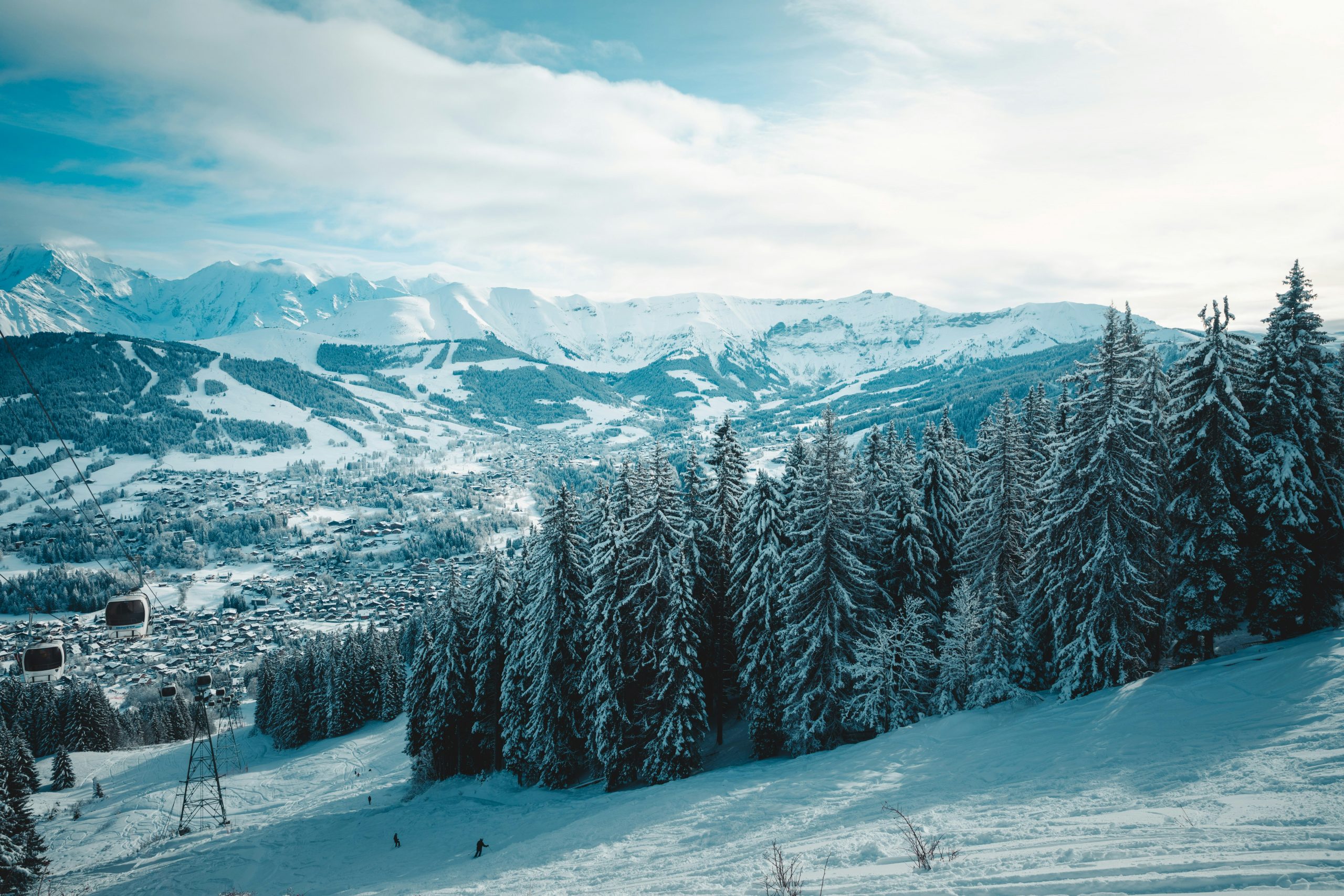 Pistes de ski de Megève accessibles en transports en commun