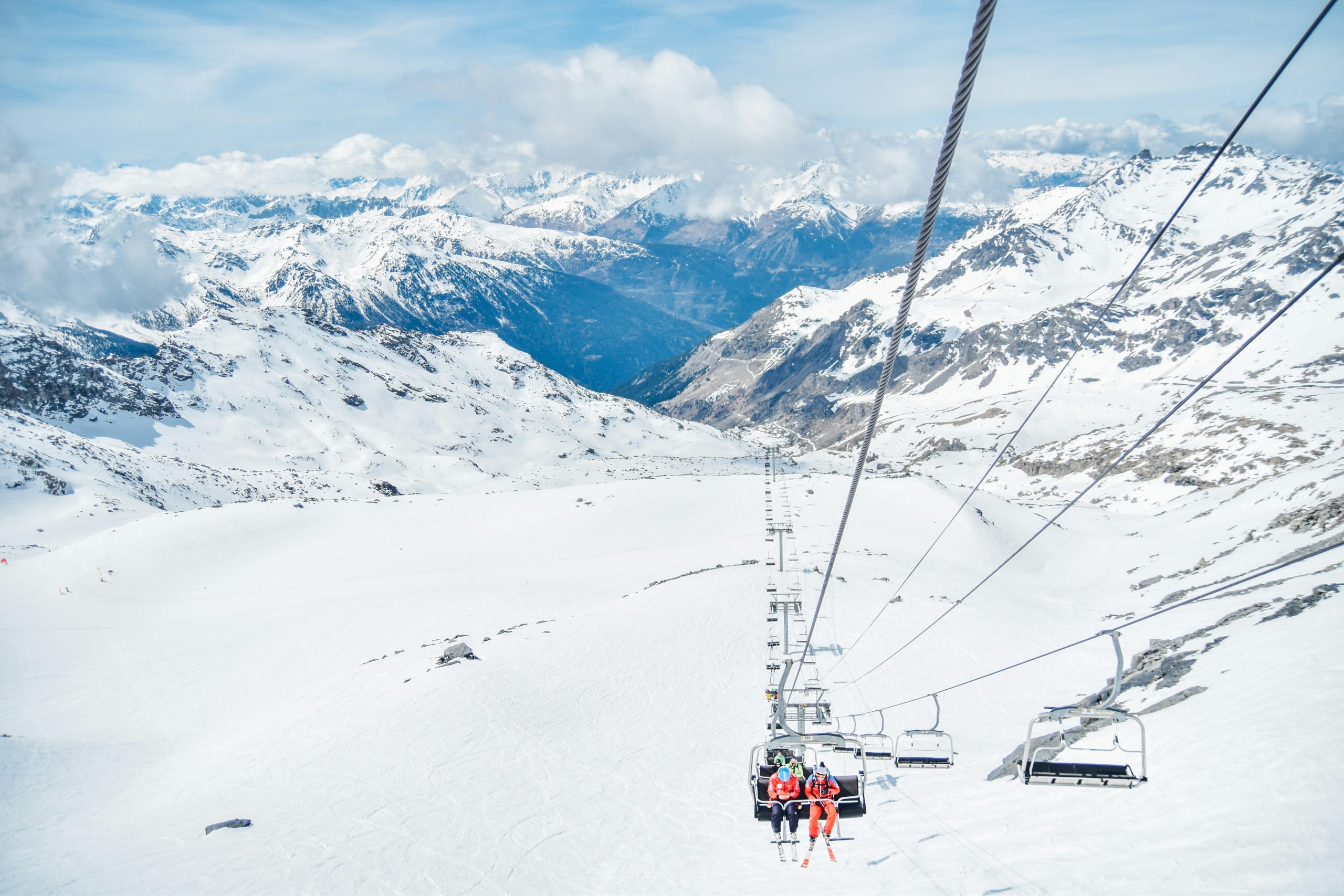 Pistes de ski de Val Thorens accessibles en transports en commun