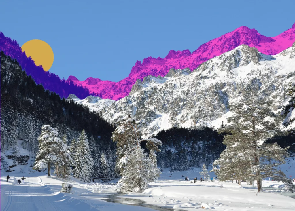 Trek raquette dans les Pyrénées