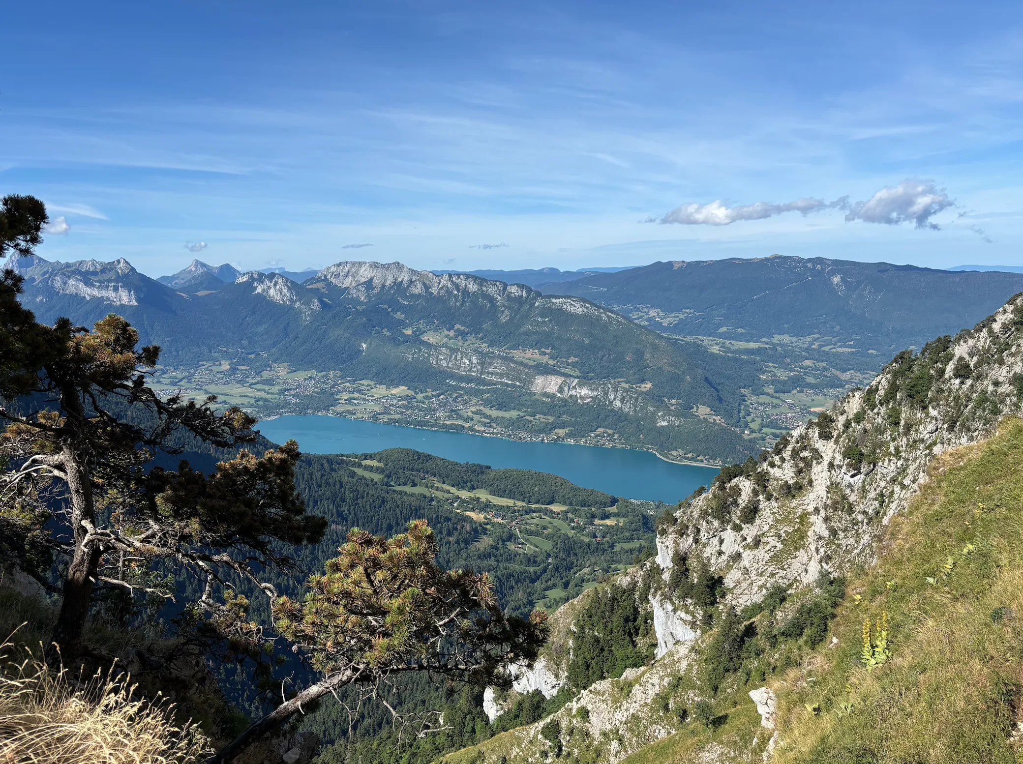 Vue sur le lac d'Annecy