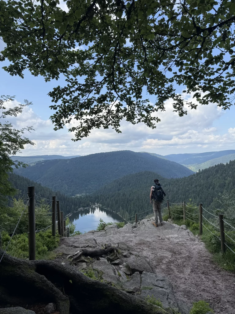 Vue depuis la Roche du Lac