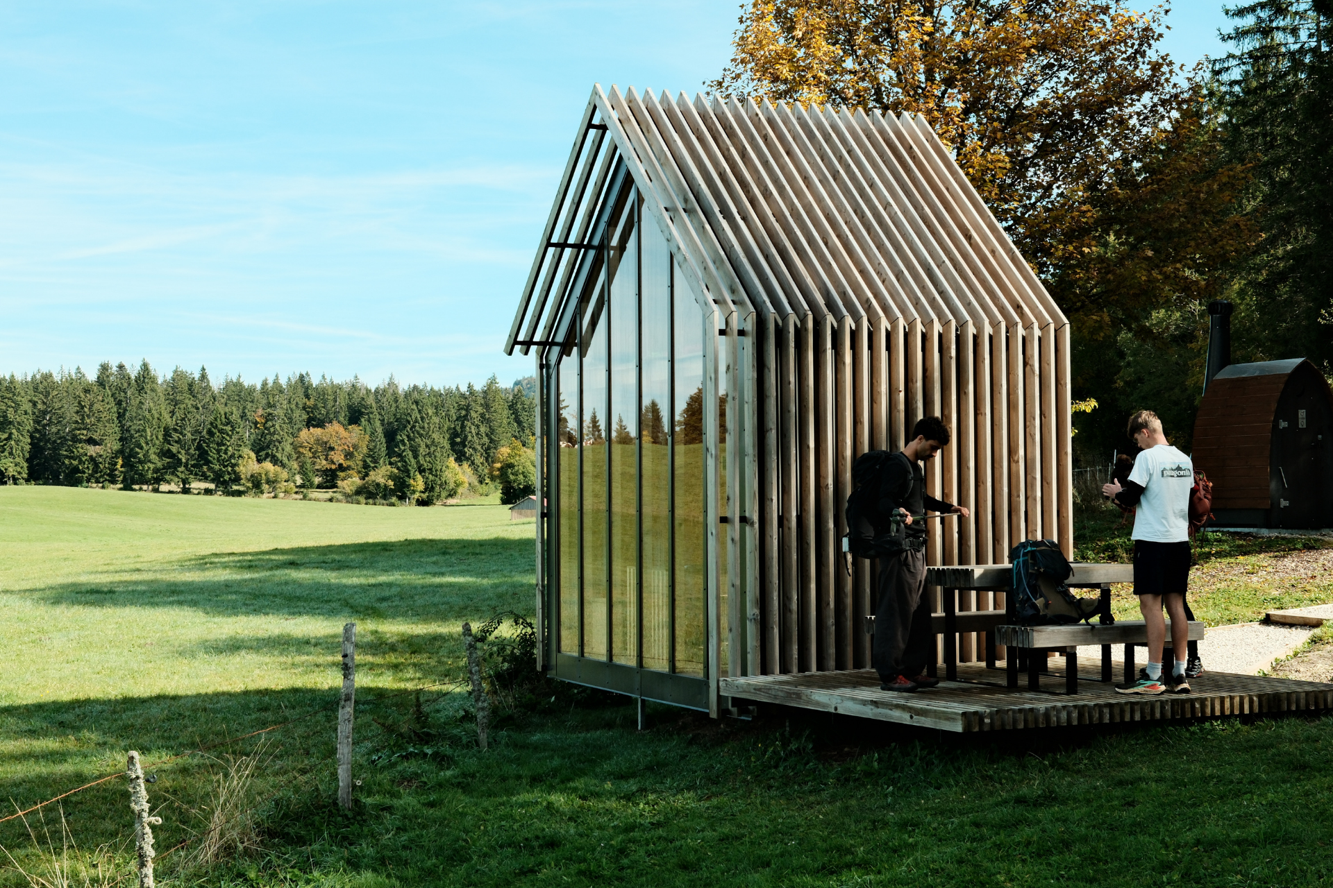 La Halte cabane non gardée dans le Jura