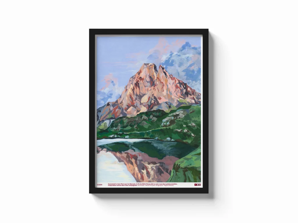 Affiche Loomi de montagne - Pic du Midi d'Ossau