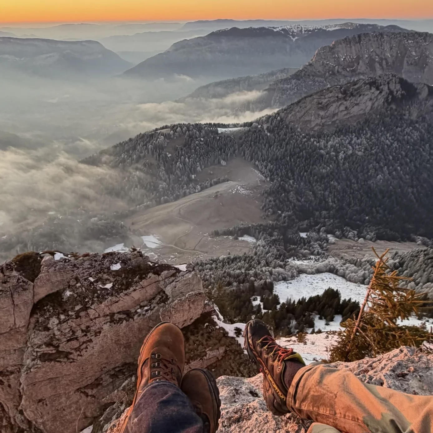 Coucher de soleil sur le Pointe de Banc Plat