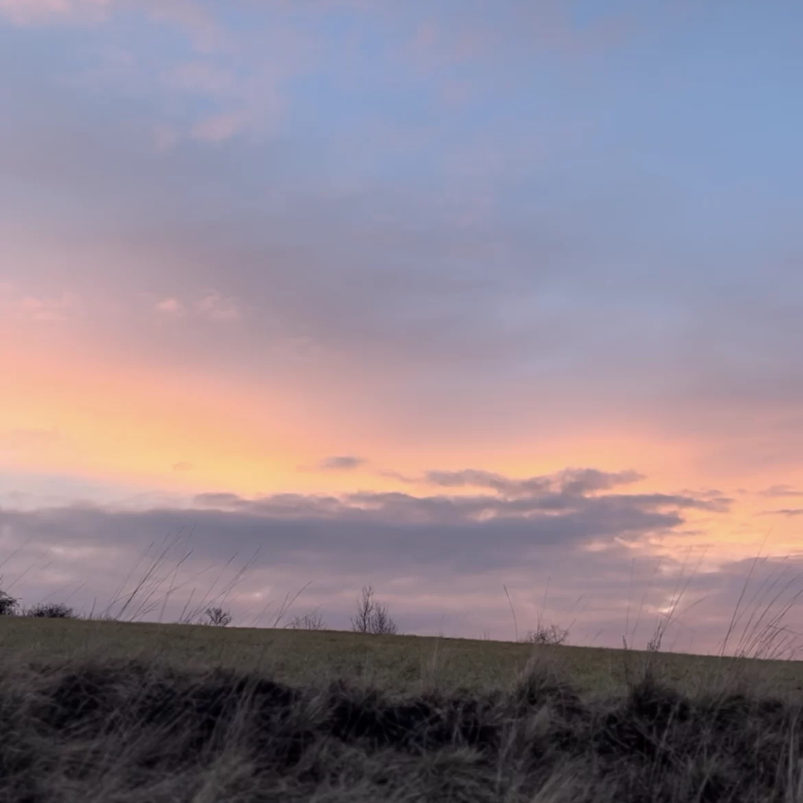 Couleurs de fin de journée au Mont Thou