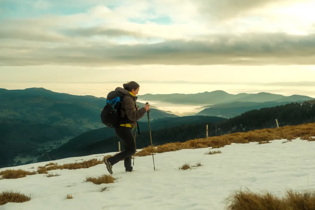 Mer de nuage trek dans les Vosges