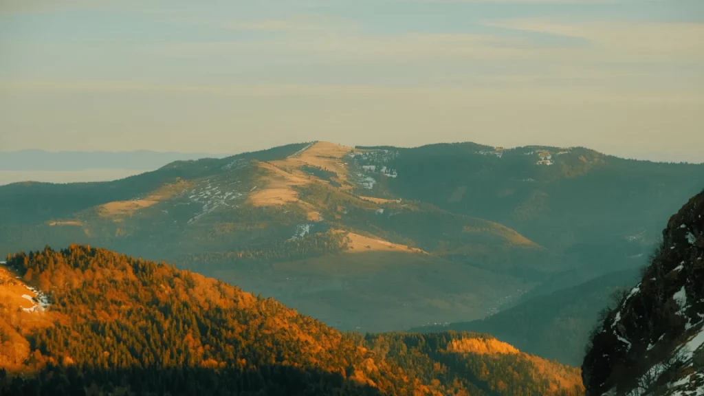 Vue sur le massif vosgien 
